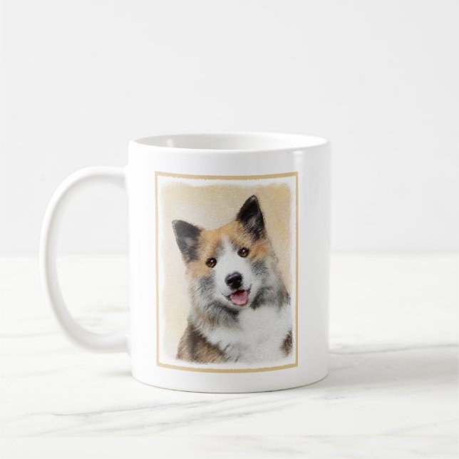 Mug Peinture islandaise pour chien de mer - Art origin (Gauche)