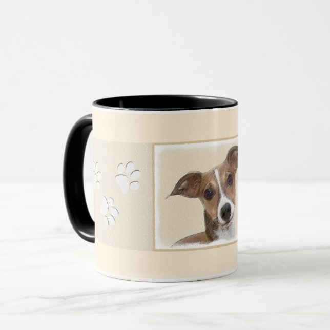 Mug Peinture italienne Greyhound - Cute Original Chien (Devant gauche)