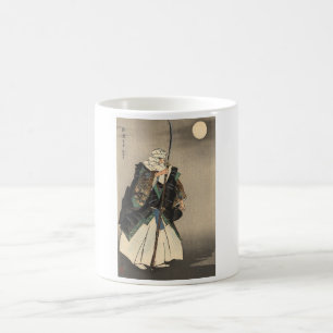 Mug Peinture japonaise de guerrier. Circa 1922