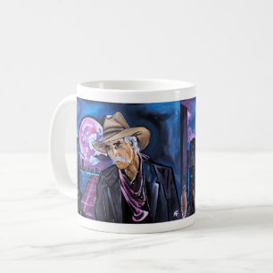 Mug Peinture Lune Néon par Alfred Fox