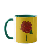 Peinture Main de Rose Festive