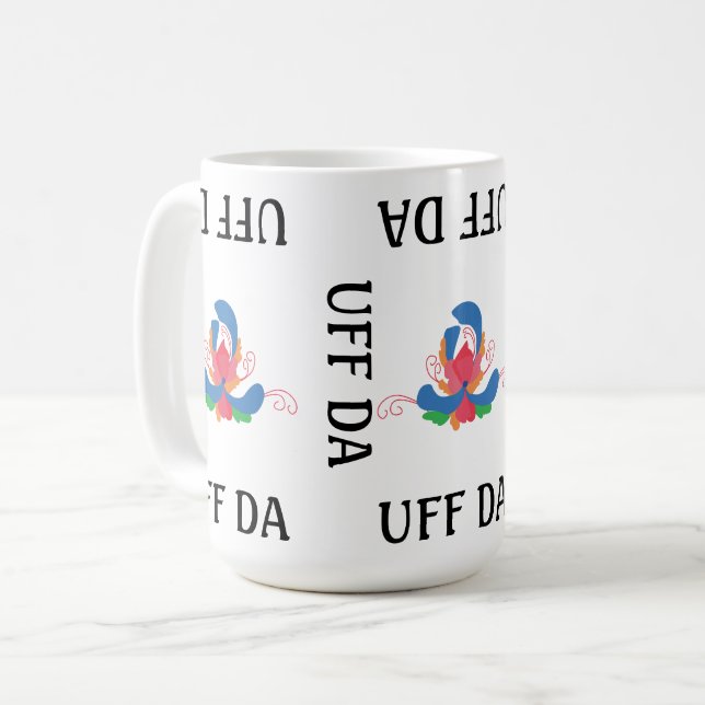 Mug peinture moderne UFF DA (Devant gauche)