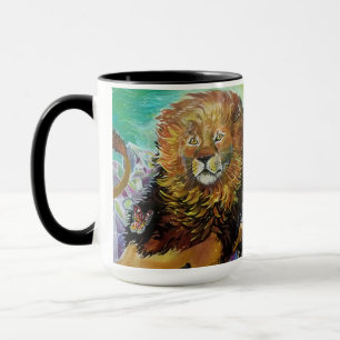 Mug Peinture mystique en Lion de Cristal "Nouveaux Mon
