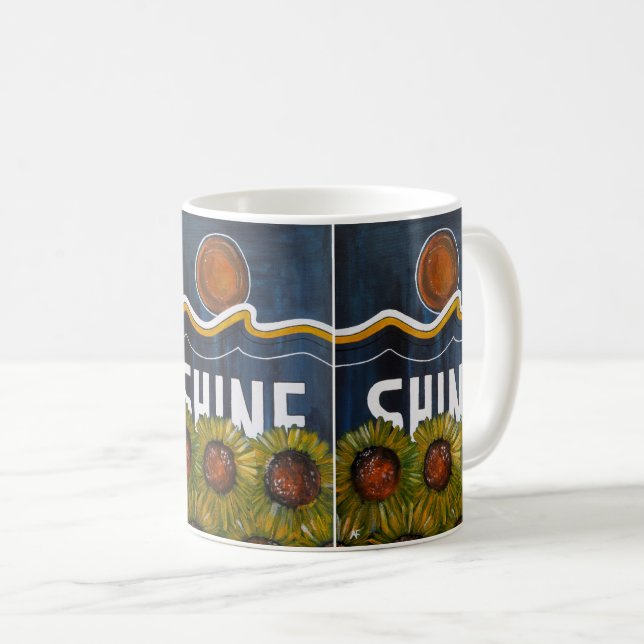 Mug Peinture Nuits d'été par Alfred Fox (Devant droit)