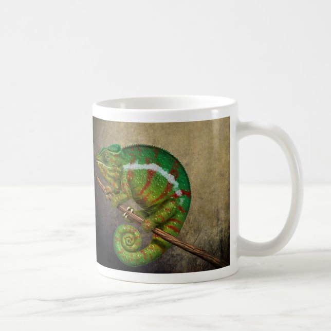 Mug Peinture numérique Panther Chameleon (Droite)