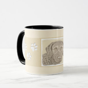 Mug Peinture originale de chien par Retriever de Chesa