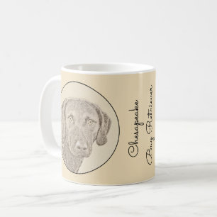 Mug Peinture originale de chien par Retriever de Chesa