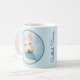 Mug Peinture originale de chien Wheaten Terrier Écossa