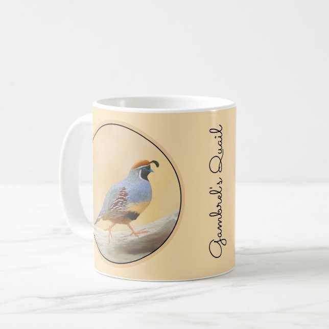 Mug Peinture originale de colin de Gambrel, Art d'oise (Devant gauche)