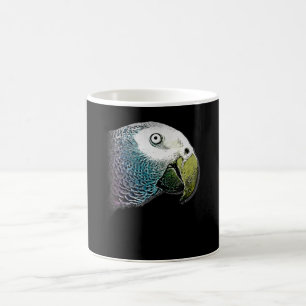 Mug Peinture   Peinture à la tête de perroquet