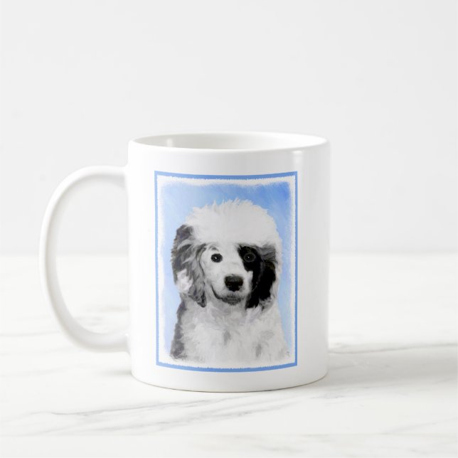 Mug Peinture Portugaise de Chien d'Eau - Art original  (Gauche)