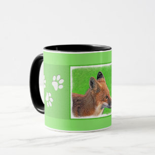 Mug Peinture Red Fox - Art original de la faune