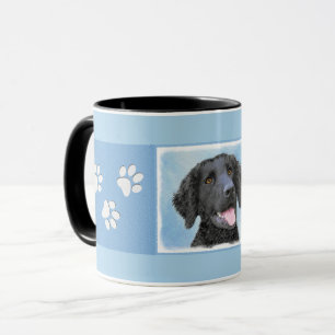 Mug Peinture Retriever recouverte de boue - Art Chien