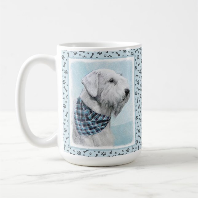 Mug Peinture Sealyham Terrier - Cute Original Chien Ar (Gauche)