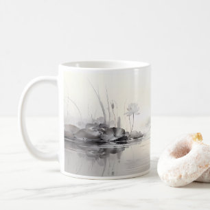 Mug Peinture Simple De Fleur De Lotus