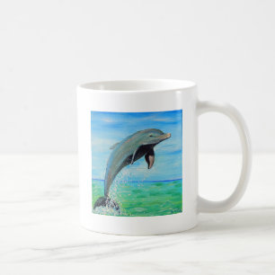 Mug Peinture sur dauphin
