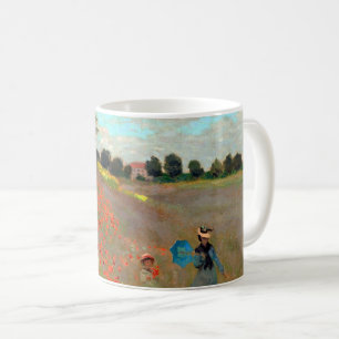 Mug Peinture sur le champ de pavot par Claude Monet (1