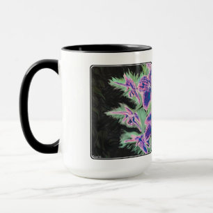Mug Peinture sur une orchidée tropicale