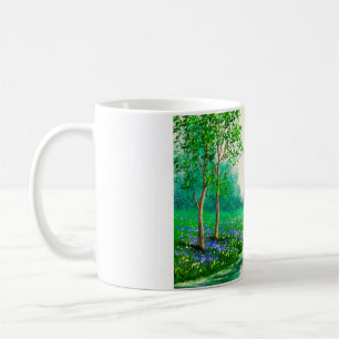 Mug Peintures à l'huile paysage, printemps, arbre dans