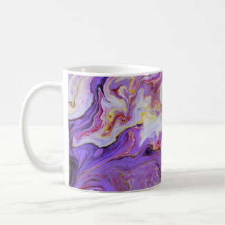 Mug Peintures acryliques couleur tonique, abstrait.