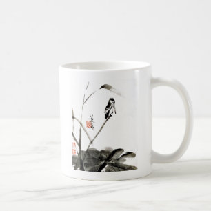 Mug peintures aquarelles anciennes chinoises