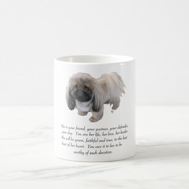 Mug Pekingese Keepsaké - Femme (Centre)