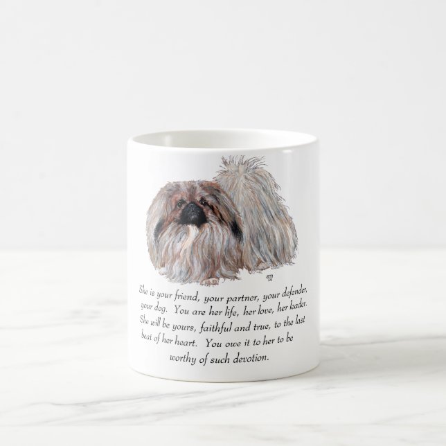Mug Pékinois Souvenir - FEMELLE (Centre)