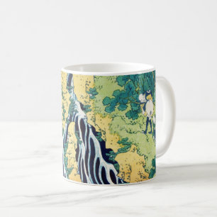 Mug Pèlerins à la cascade Kirifuri, art japonais