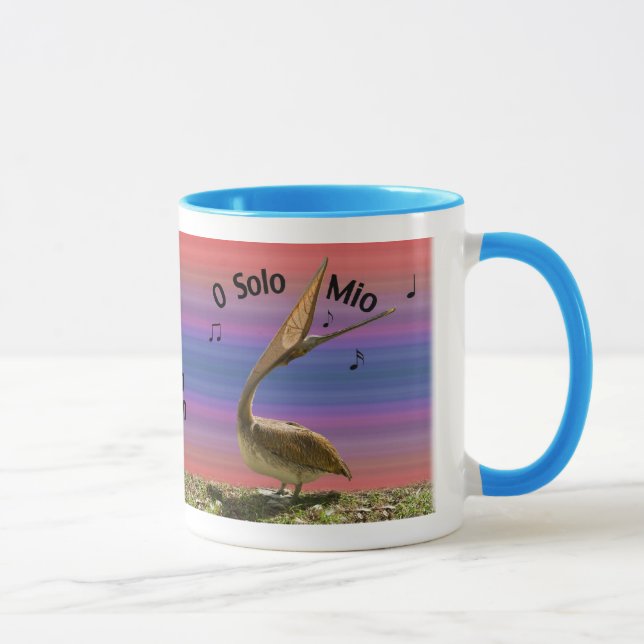 Mug Pélican Brown de chant (Droite)
