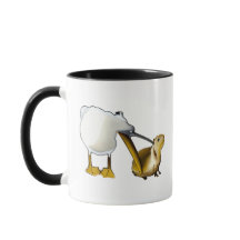 Pelican essaie de manger Capybara Funny capybara