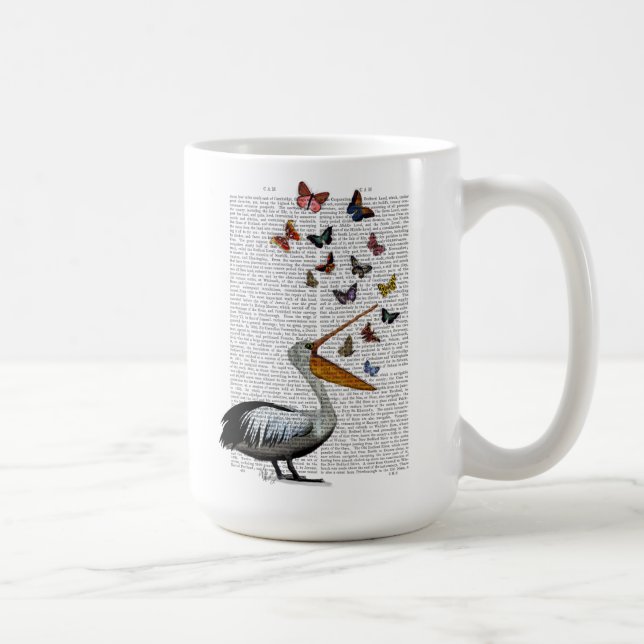 Mug Pelican & Papillons (Droite)