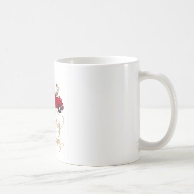 Mug Pélicans Conduite d'oiseaux Arbre de Noël Tr (Droite)