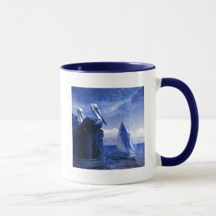Mug Pélicans En Bleu