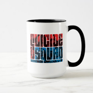 Mug Peloton de suicide logo rouge et bleu de