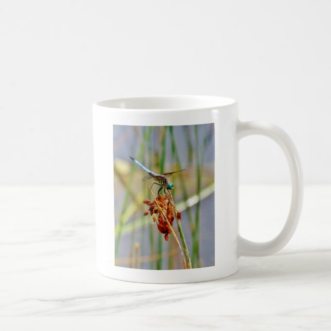 Mug Pelouse de berge et libellule (Droite)