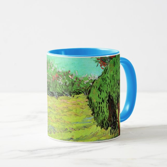Mug Pelouse ensoleillée dans un parc public par Vincen (Devant droit)
