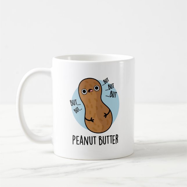 Mug Peluche à noix amusante au beurre d'arachide (Gauche)
