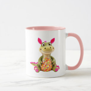 Mug Peluche d'un dinosaure tout mignon.