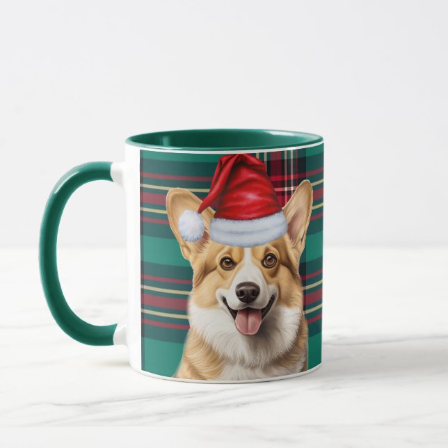Mug Pembroke Welsh Corgi Noël Parié (Gauche)