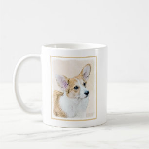 Mug Pembroke Welsh Corgi Peinture - Art Chien original