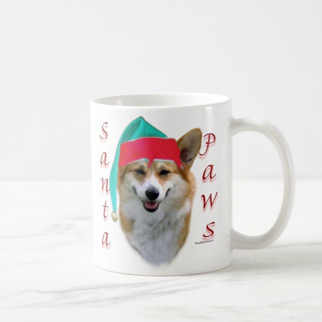 Mug Pembroke Welsh Corgi Père Noël Paws (Droite)
