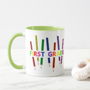Mug Pencils Musique de l'enseignant de première année