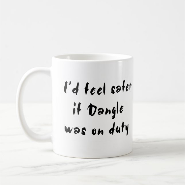 Mug pendaison en service (Gauche)