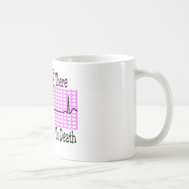 Mug Pendant une minute là ENNUYÉE M'À LA MORT (Droite)