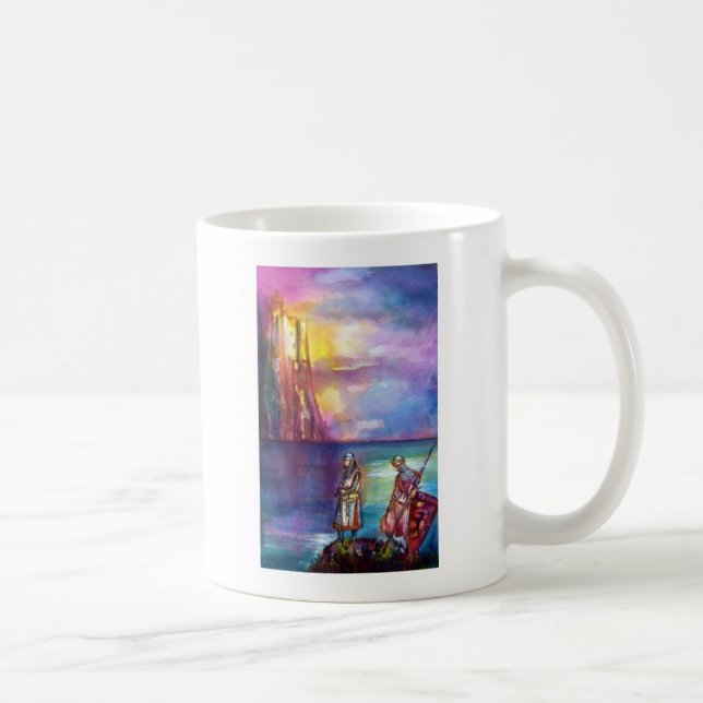 Mug PENDRAGON Chevaliers médiévaux, Coucher de soleil  (Droite)