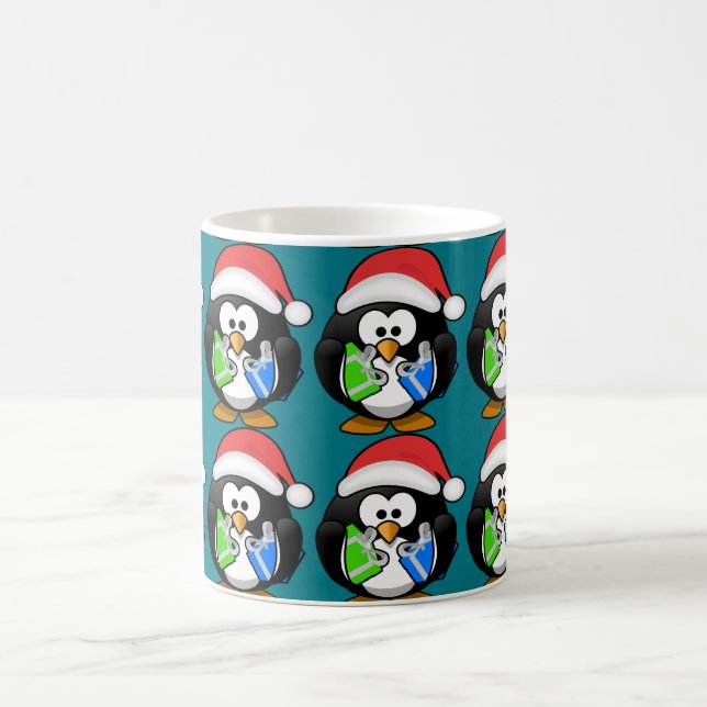 Mug Penguin avec cadeaux (Centre)