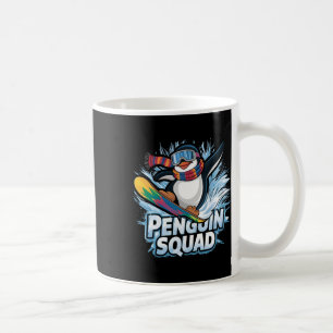 Mug Penguin Squad Sports D'Hiver Snowboard Et Ski A