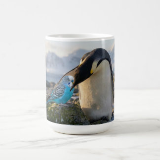 Mug Penguins and Parakeets