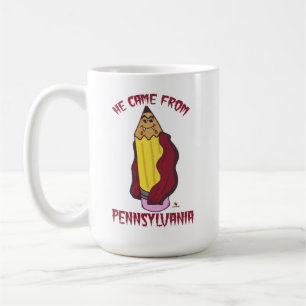 Mug Pennsylvania Pencil Vampire Humour Cheeky