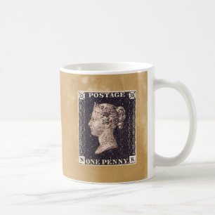 Mug Penny Black Postage Timbre